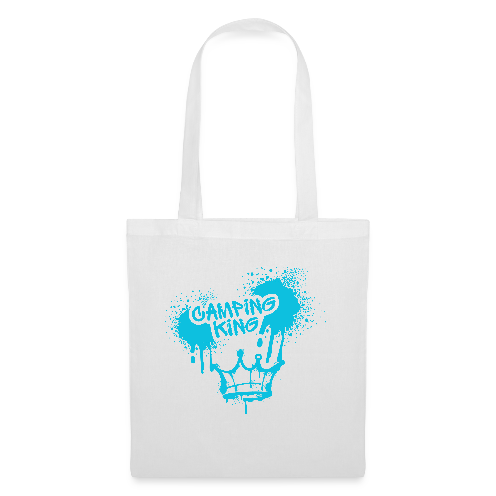 CAMPING KING | Stoffbeutel - Weiß
