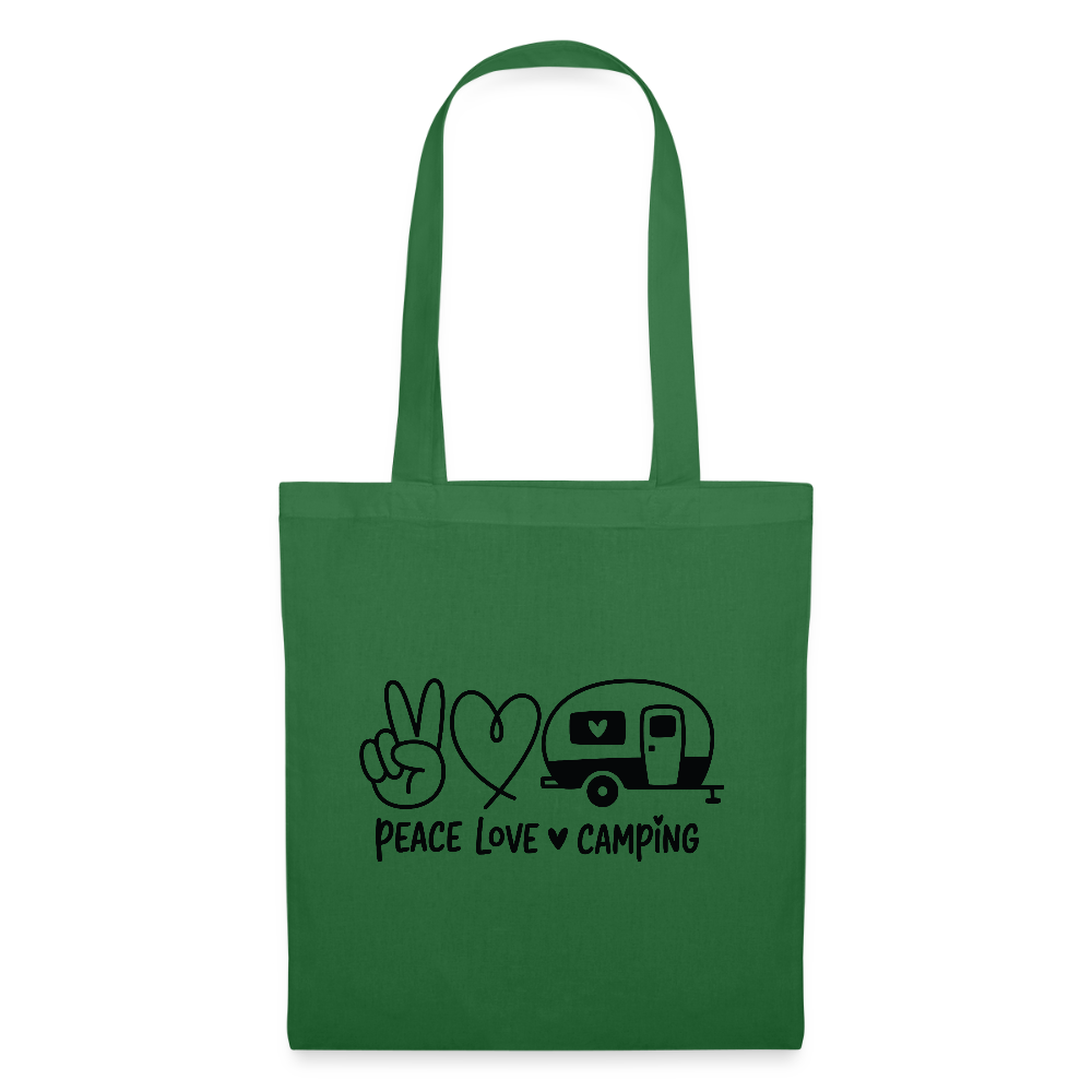 PEACE LOVE CAMPING | Stoffbeutel - Fichte