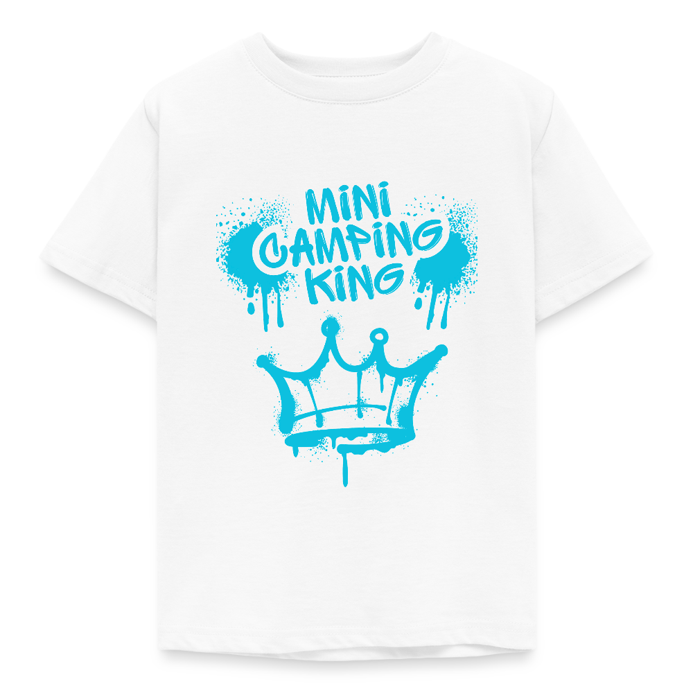 MINI CAMPER KING | Kinder T-Shirt - Weiß