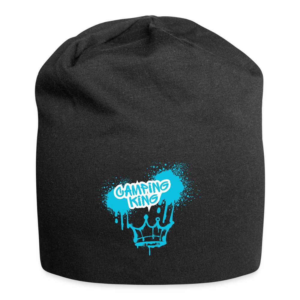 CAMPING KING | Jersey-Beanie - Schwarz